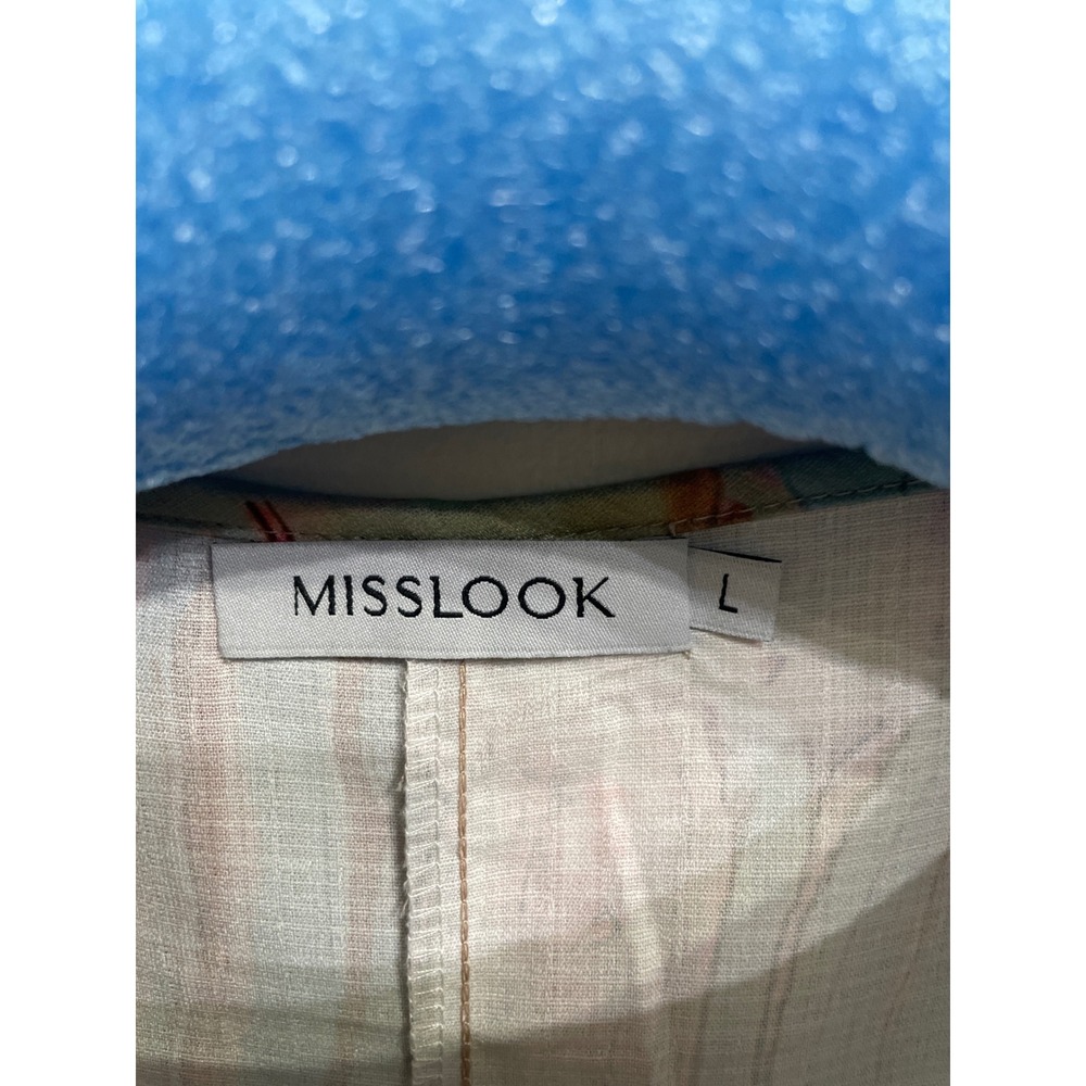 MISSLOOK Womens Abstract Marble Print Blouse Avant Lightweight Top - Picture 3 of 7